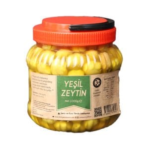 Fethiye Yeşil Zeytin 1000 gr (Kargo Dahil)