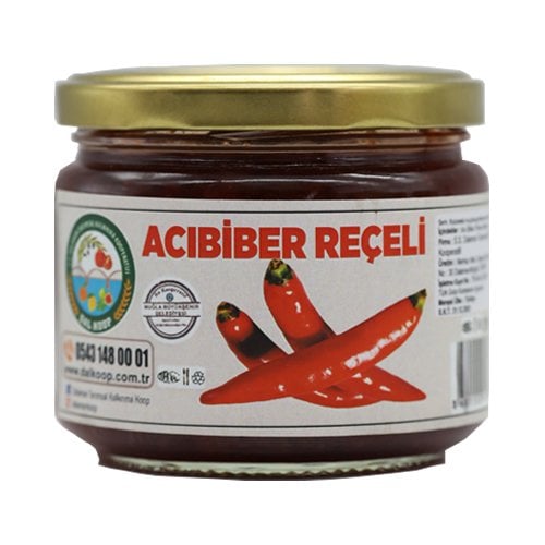 Dalaman Acı Biber Reçeli 270 gr (Kargo Dahil)
