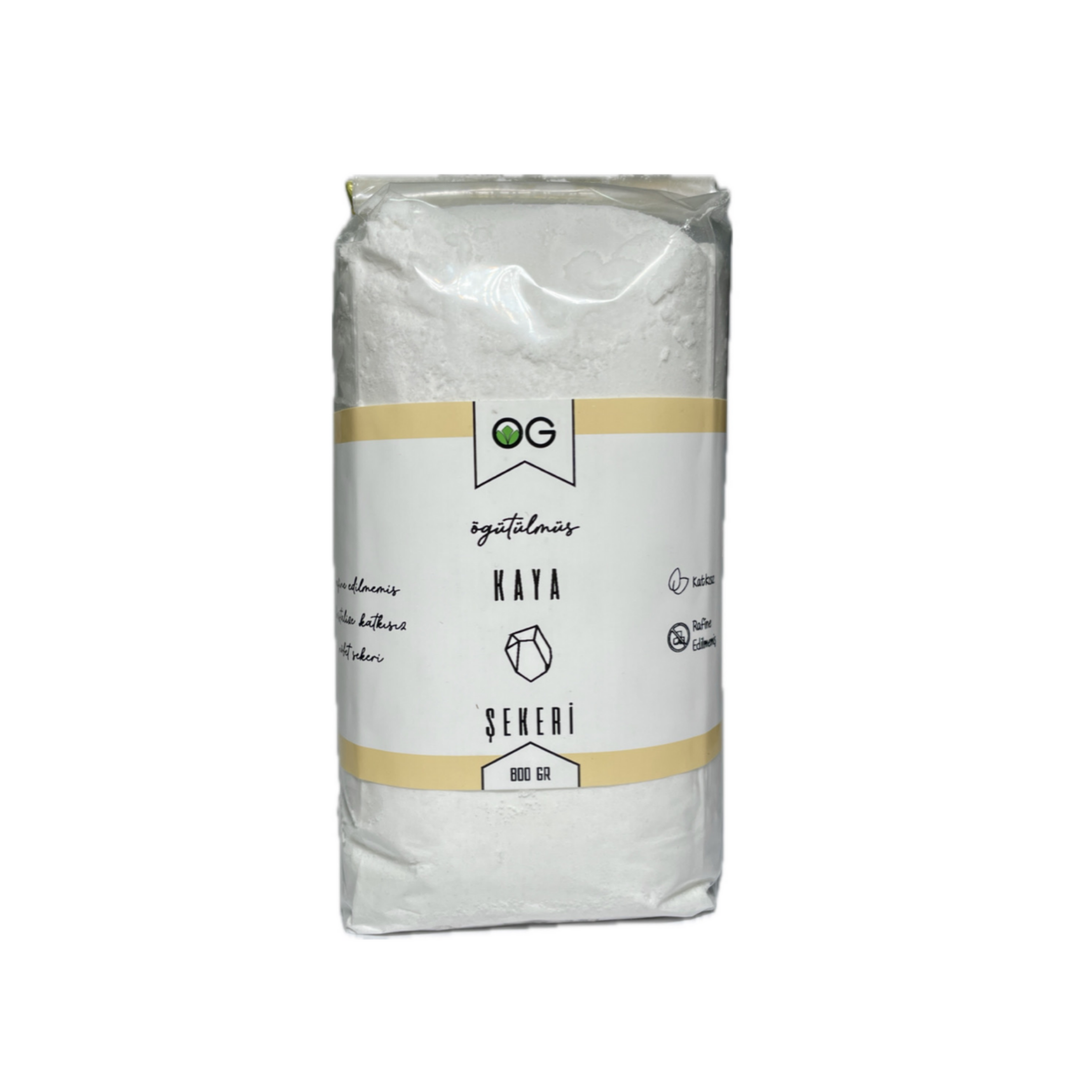 Og Öğütülmüş Kaya Şekeri 800 gr (Kargo Dahil)